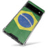 Brazil Flag Distressed Google Pixel 6 Clear Case